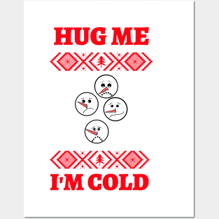 FUNNY Quotes Snowman Posters and Art